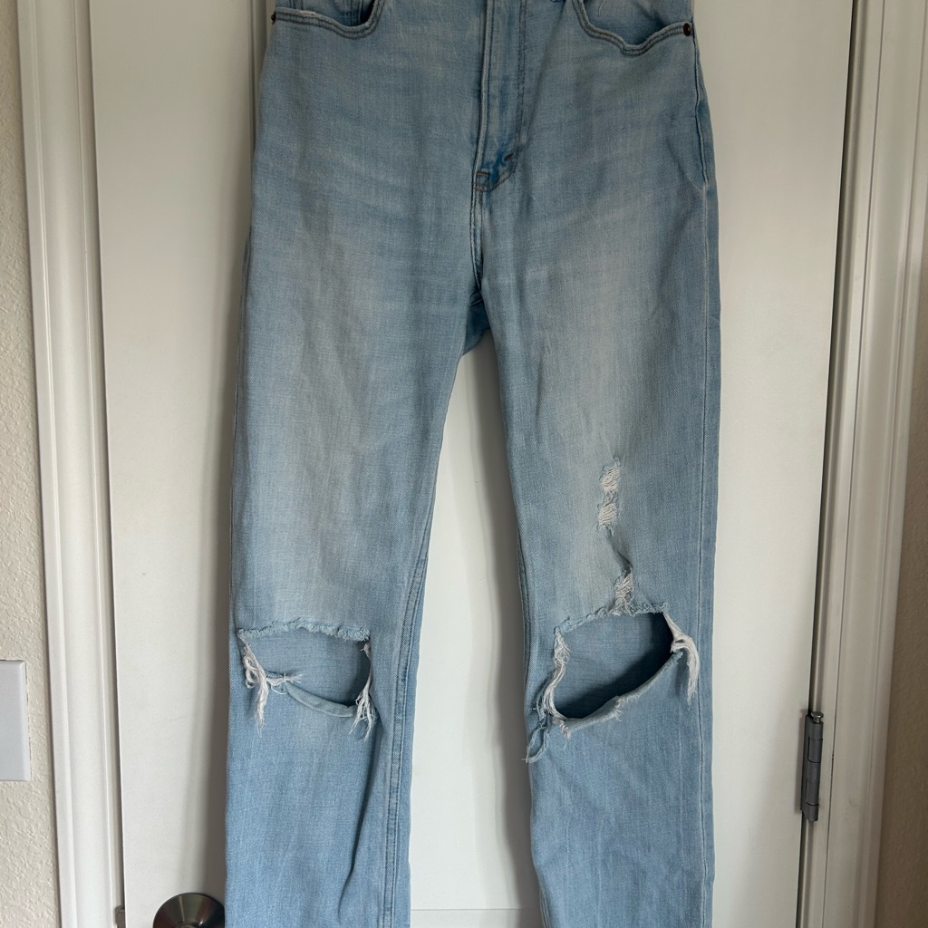 Abercrombie & Fitch Women’s Ankle Straight Ultra High Rise Jeans - Size 00r